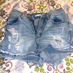 KanCan blue jean shorts